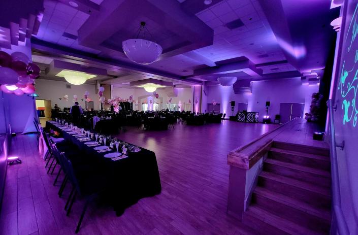 uplighting purple 